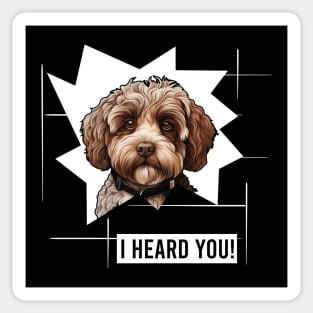 Funny Lagotto Romagnolo Dog Owner Humor Sticker